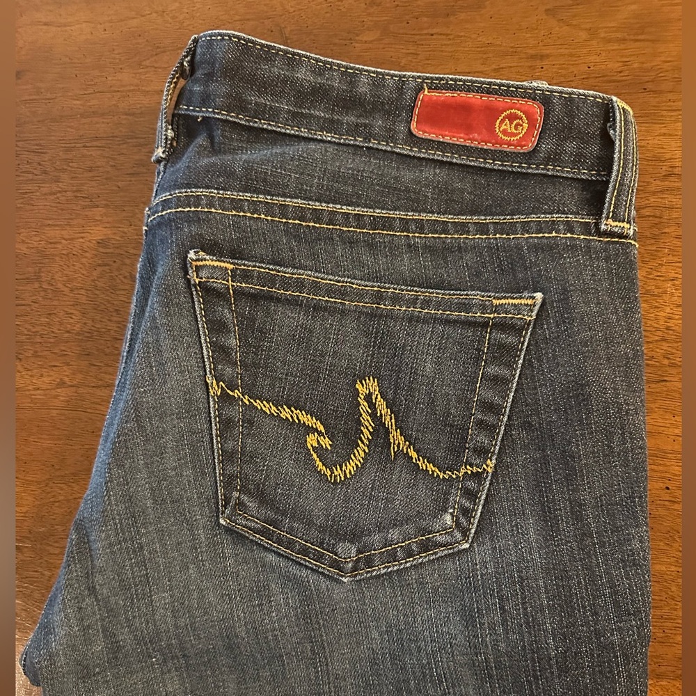 Ag Adriano Goldschmied “the Club” Dark Wash Bootcut Jeans